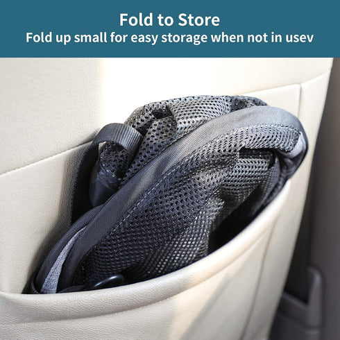 Petsfit Dog Car Barrier Vehicle Pet Barrier Backseat Mesh Dog Car Divider Net with Adjusting Rope and Hook Suitable