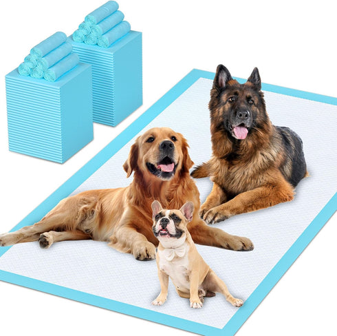 Puppy Pee Pads for Dogs Extra Large 32"x40" - 40 Count, Super Absorbent & Quick-Dry, Thicken Disposable Potty Training