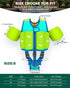 AEOCOO 1-2-3-5-7-9 20-30-50-70 Kids Pool Floaties Years Old, Toddler Swim Vest Pounds, Comfortable Extended Wear Kids