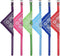 Cosmos Pet Bandana Puppy Dog Scarf Collar Neckchief Pack of 6 with Adjustable Buckle (Medium)