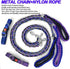 Dog Leash Rope Chain, Nylon Rope Metal Chain for Pet Leads, 6ft Heavy Duty Chew Proof Training for Medium Large Dogs