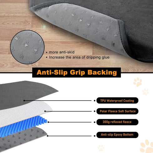 36x36 2Pack Washable Dog Pee Pads Reusable Puppy Pads, Absorb Dog Mats Non-Slip Puppy Training Pads for Whelping