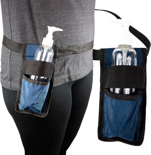 NRG Hold All Holster Only for Massage Lubricants, Oils, Creams, Navy