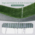 Dog Grass Pet Loo Indoor/Outdoor Portable Potty, Artificial Grass Patch Bathroom Mat with Washable Pee Pad