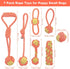 7 Pack Puppy Rope Toys, Dog Tug Rope for Small Dogs, Teething Rope for Teeth Cleaning and Chewing