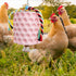 Oooct Large Chicken Chewing Toy, Chick Beak Grinding Calcium Stone with Bells, Chicken Coop Accessories, Cage Toys