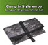 Grippi Hanging Camping Utensil - Tableware Storage Organizer - Compact Waterproof Bag for Outdoor Cooking Enthusiasts - Camp Kitchen Equipment - Camping Organizers - Set of 1 - Black - ONLY Organiser