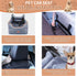 25lbs-Elevated Dog Car Seat - Memory Foam Dog Booster Seat for Small Dogs Up to Pet Car Seat with Storage Pockets