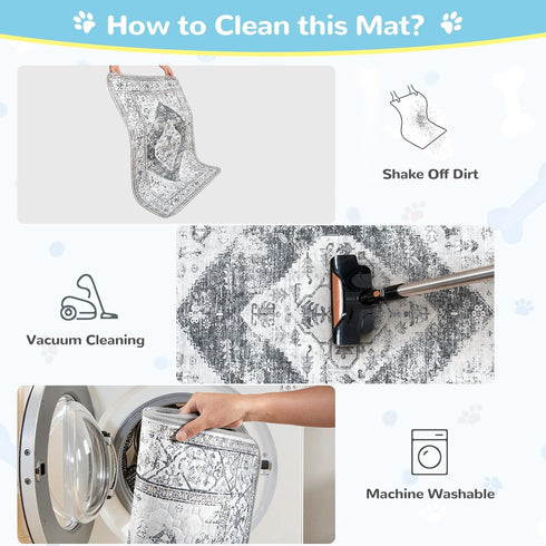 (72"x72") Lahome Extra-Large Washable Dog Pee Pads - Super Absorbent & Waterproof - Leakproof Reusable Mat