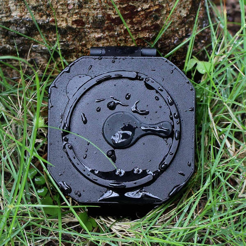 SVBONY Camping Military Compass, Pocket Transit Multifunction Lensatic Sighting Waterproof with Strap