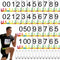 XunYee Running Bib Competitor Numbers with Safety Pins for Marathon Sports Competition