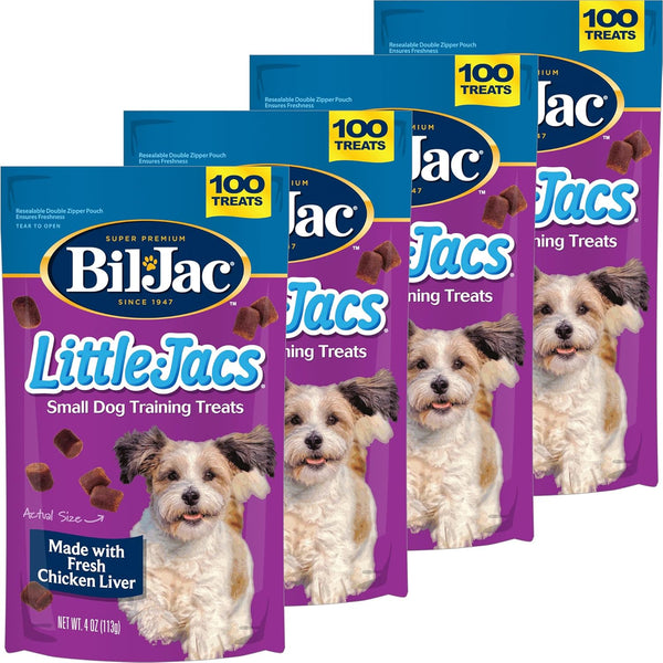 Bil-Jac Little Jacs Small Dog Training Treats, Chicken Flavor, Made with Chicken