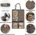 2 Pack Seat Back Gun Rack for Truck - Molle Panel Organizer, Camo Front Seat Gun Holder for Hunting