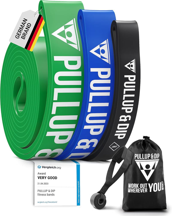 Pull Up Assistance Bands - Heavy Duty Resistance Bands for Pull Up Assist, Includes Exercise Ebook with 35 Exercises