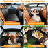 HOB4U Hammock 400lbs Dog Car Seat Cover for Back Seat, Hard Bottom Back Seat Extender for Dogs, Dog for Car SUV