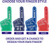 Giant 18 Inch Foam Finger - We're Number 1 Hand for Cheerleading, Sports Events, Vibrant Celebration Colors