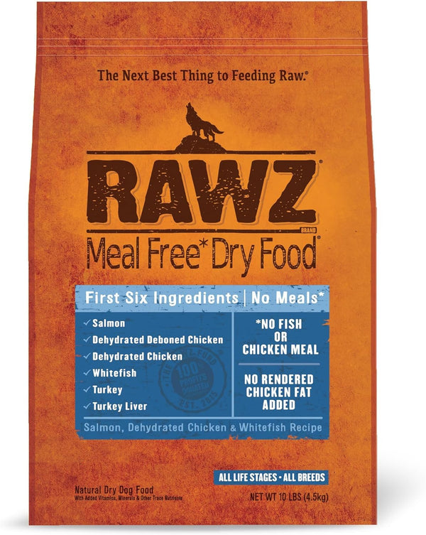Rawz Meal Free Dry Dog Food (3.5 lb, Chicken, Salmon & Whitefish)