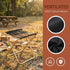Junwapy Mini Camp Stool Lightweight Folding Camping Stool Portable Outdoor Chair Foot Rest for Fishing Hiking Gardening