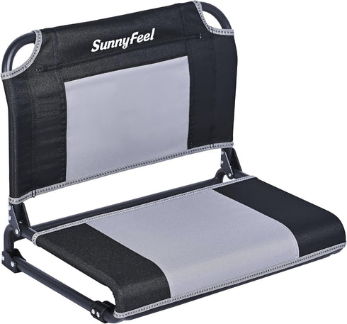 SUNNYFEEL Oversized Stadium Seat for Bleachers with Back Support Extra Wide, Bleacher