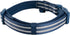 Reflective Nylon Dog Collar - Adjustable Blue Neoprene Padding for Small Dogs (Neck 9.8"-15")