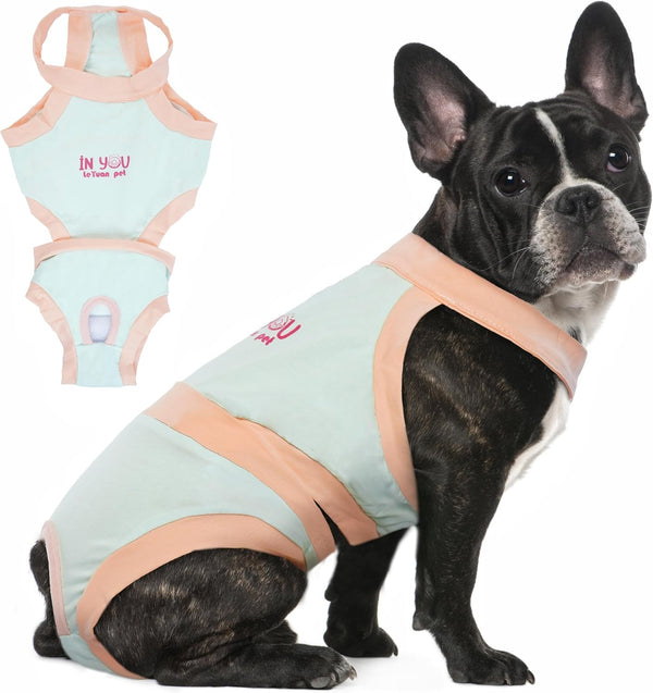 PUMYPOREITY Escape Proof Dog Diapers - Reusable & Washable, Suitable for French