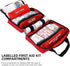First Aid Kit - Trauma Kit with Essential Emergency Medical Supplies, Waterproof Travel First Aid Kit, Simple