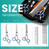7 1 Set MEDUWEDU in Dog Grooming Scissors with Safety Round Head, Sharp and Durable, with Two Stainless Steel Combs