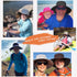 UV Protection Sun Hats for Women Men, Packable Wide Brim Cowboy Hat, UPF50 for Hiking Fishing