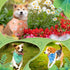 Weewooday 50 31.5 21.7 x21.7 Inch) Pcs Spring Dog Bandanas Bulk for Dogs Soft Bibs Adjustable Triangle pet Bandana