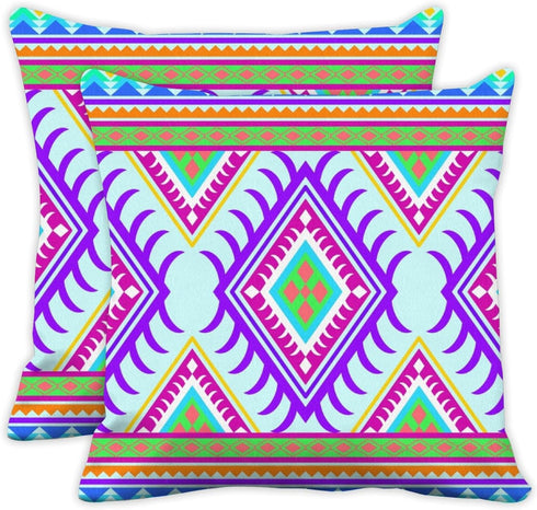 PIULlRAO Set of 2 Pillow Covers Bed Summer Cotton Pillows Covers Farmhouse Fun