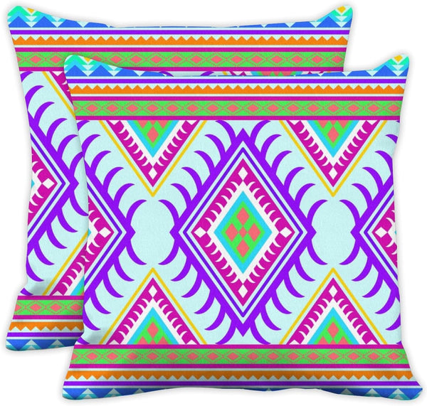 PIULlRAO Set of 2 Pillow Covers Bed Summer Cotton Pillows Covers Farmhouse Fun