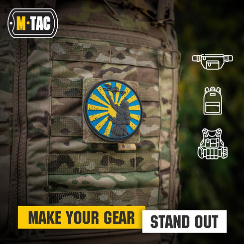 M-Tac Tactical Morale Patches Board | Hook and Loop Molle Attachment 3.1 x 3.2 Inch