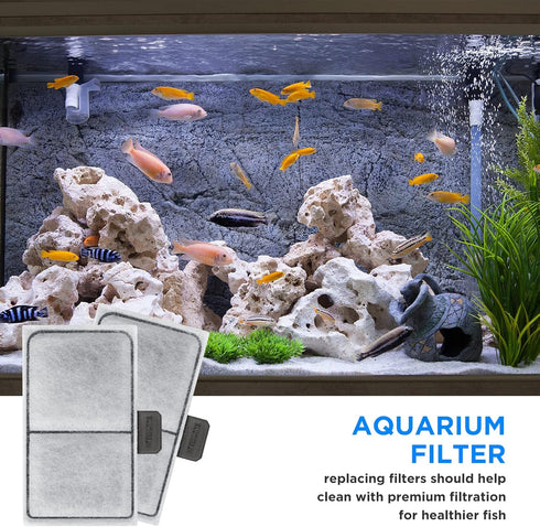 HiTauing 8 Pack Filter Cartridges, Compatible with Top Fin EF-S Element and BF5 BETTAFLO