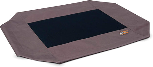 K&H Pet Products Original Pet Cot Replacement Cover - Chocolate/Black Mesh, Medium 25 X 32 Inches