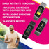 OCTANDRA Active 2 VeryFit Fitness Tracker with Heart Rate, SpO2, Sleep Monitor, IP68 Waterproof for Men Women