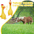 2 11 Inches Hungdao Pcs Rubber Chicken Squeaky Dog Toy Horse Toys Latex Reduce Separation Anxiety Screaming Chicken Toy