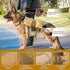 Tactical Dog Harness with Pouches, Adjustable No-Pull Military Dog Vest for Large Medium Dogs, Handle for Walking