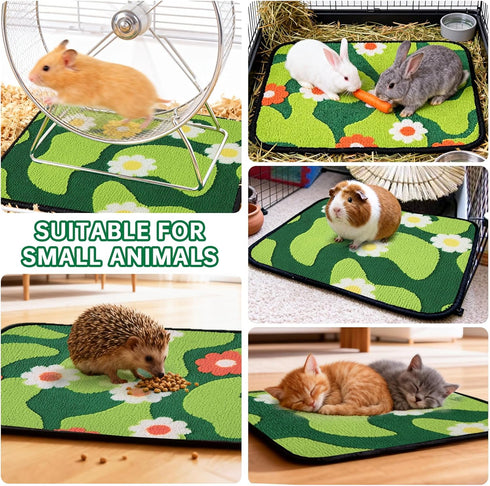18"x24", 2 Pack Qeils Reusable Puppy Pads for Small Dogs, Washable Pee Pads with Non-Slip , Absorbent Leakproof Mat