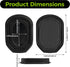 Protection(1 Silicone Cooling Gel Ear Pads for Walkers Razor Ear Protection, Upgraded Comfortable& Durable Replacement