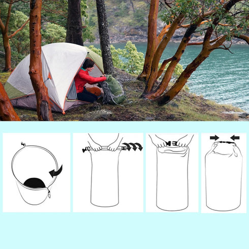 Waterproof Dry Bags, Ultralight Dry Sack 10L/20L/40L/70L Roll Top for Kayaking, Beach, Rafting, Hiking, Camping,