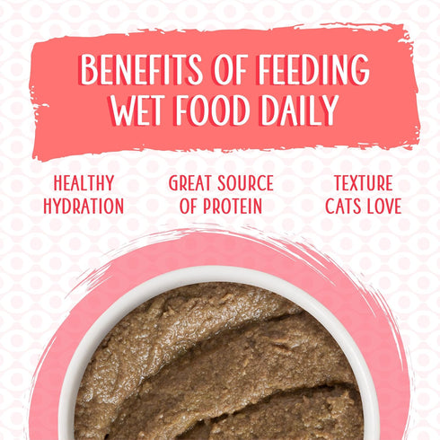 Weruva Wet Cat Food, Jolly Good Fares, Chicken and Salmon Pate, 3oz Can, Pack of 12