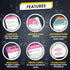 Pilates Ring Workout Cards, 58 Exercise Ring Cards with Instructions & Tips, Free Dry-Erase Marker
