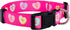 Native Pup Valentine’s Dog Collar, Adjustable for Small, Medium, Large Breeds, Candy Hearts, Small