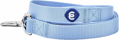 Blueberry Pet Essentials Chambray Blue Dog Leash for Small Dogs, Heavy Duty Nylon Lead, Lightweight Puppy & Cat Leash