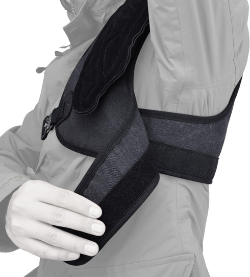 WAYNE'S DOG Adjustable Leather Rifle Shotgun Field Shield, Recoil Pad Shooting Shirt for Hunting Archery