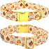 Dog Collar, Thanksgiving Turkey Pet Collar Bow, Holiday Adjustable Collar for X-Large Dogs