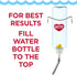 Kaytee Clear View Water Bottle, 8 oz, for Pet Gerbils, Hamsters & Mice