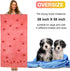 Chumia 8 Pcs Dog Towels, 55 x 28 Inches Absorbent Microfiber Soft Beach Towels for Pet Bathing