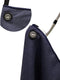 Magnetic Golf Towel for Bags - Microfiber Waffle Golf Towels for Men & Women with Magnet (Blue)