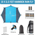 VILLEY Portable Camping Tarps for Tents - Waterproof Hammock Rain Fly, Easy Set Up Canopy for Outdoor Activities